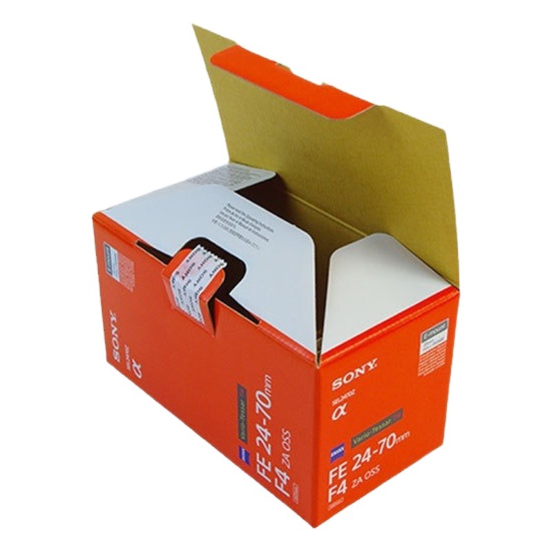 Double plug packing box color box packing box printing digital camera corrugated packing box folding double plug Buckle bottom box
