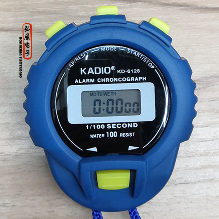 Electronic Stopwatch 6128 Outdoor Sports Stopwatch Teaching Equipment Experimental Stopwatch Running Stopwatch Timer