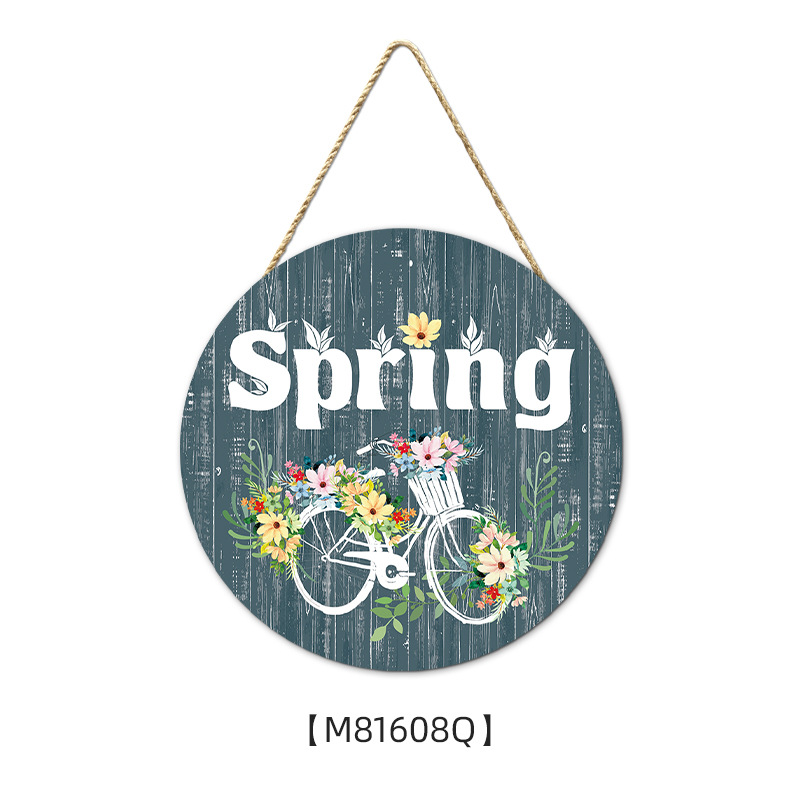 Picture of Amazon Hello spring farmhouse collection wooden ornaments wall decoration American country Spring door plate pendant