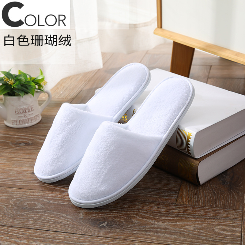 Picture of Hotel Guest House Supplies Disposable Slippers Home Aviation Coral Spot slipper Travel Beauty Salon