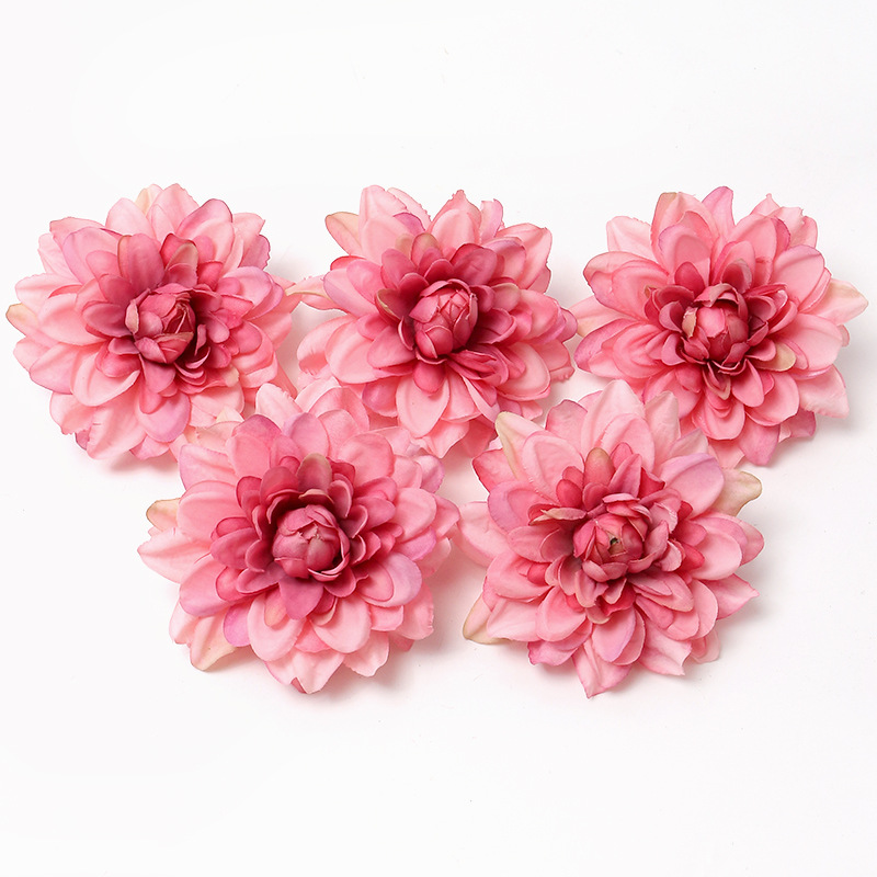 Picture of Pink simulation flower wedding shooting props handmade DIY hair accessories decoration Amazon flower box material