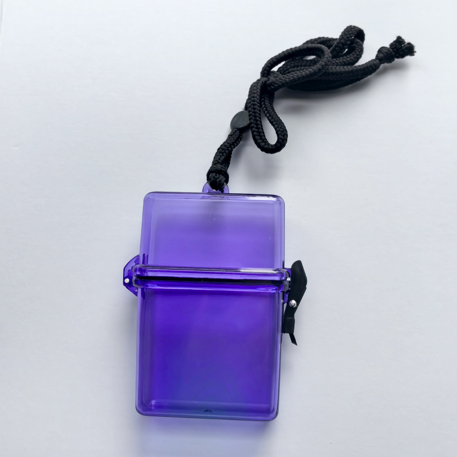Picture of Ins Hip-Hop Punk Transparent Cigarette Box Hanging Neck Plastic Cigarette Box Popular Cigarette Box Waterproof Box Moisture-Proof Small Card Storage Box