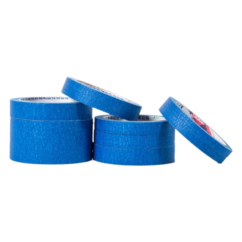 High-stick blue masking tape paint masking no residue 3D printing high-stick paper paint special Wholesale