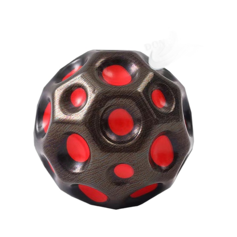 Picture of 70mm Elastic Ball Toy Pinball Outdoor Sports High Elastic Decompression Vent Moon Stone Ball Bouncing Ball Boys and Girls