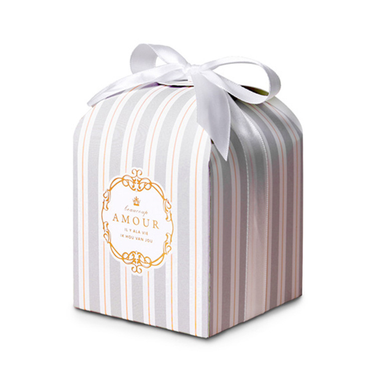 Picture of European Wedding Hot Stamping Wedding Egg Candy Small Box Gift Box Ready-Made Cookie Candy Packaging Box Xt08 K-Style