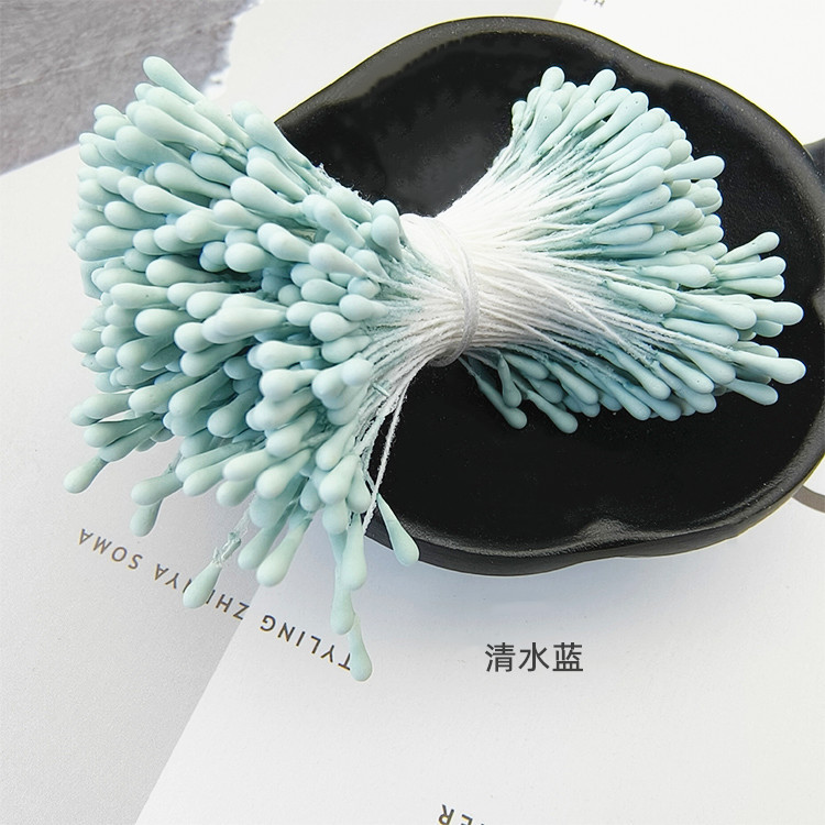 Picture of Wholesale Korean Style Handmade DIY Hair Accessories High Simulation Flower Stamens Material 2mm Matte Round Match Head Flower Heart Flower Stamens