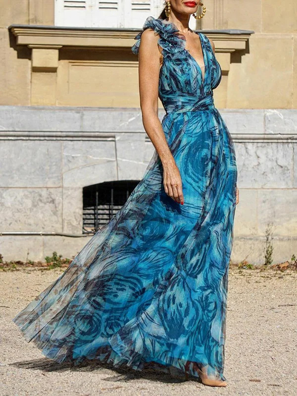 2025 Cross-border Summer New European and American Bohemian Vacation Flower Dolorita Large Swing Dress Printed dress