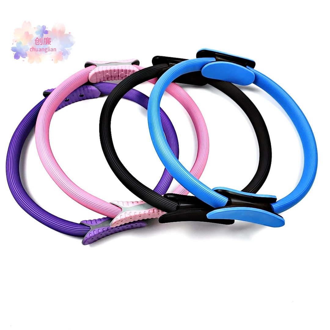 Picture of Wholesale Pilates Ring Yoga Auxiliary Magic Ring Waist Legs Exercise Fitness Ring Yoga Open Back Resistance Ring stretch ring