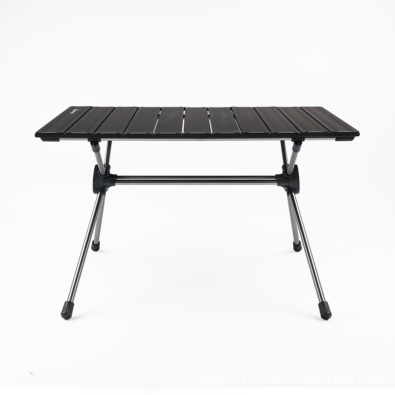 Picture of SunnyFeel Shanfei Outdoor Aluminum Alloy Egg Roll Table Blackened Camping Picnic Go Portable Folding Table
