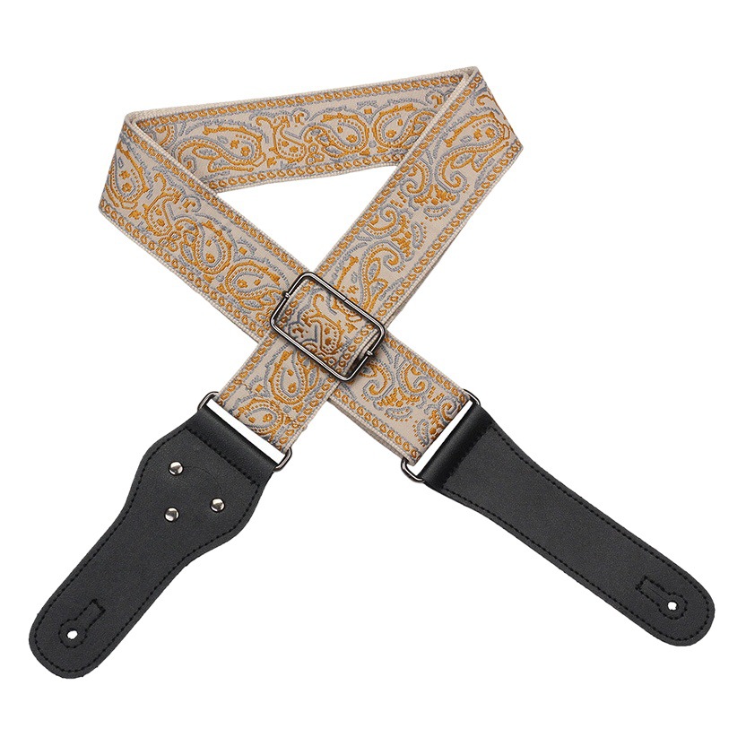Plugable Embroidered Guitar Strap Jacquard Acoustic Guitar Strap Widened Electric Guitar Bass Strap suit