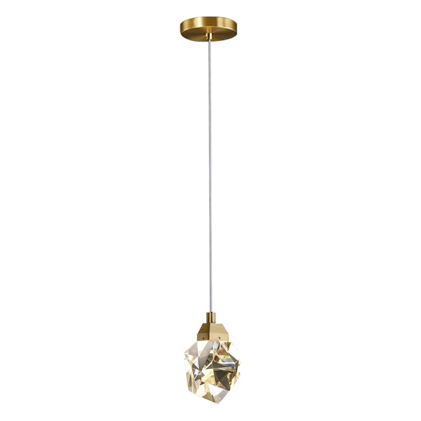 Bedside Chandelier Bedroom Bedside Lamp Modern Simple Crystal Internet Celebrity Lamp Scandinavian Restaurant Corridor Entrance Lamp Creative Lamp
