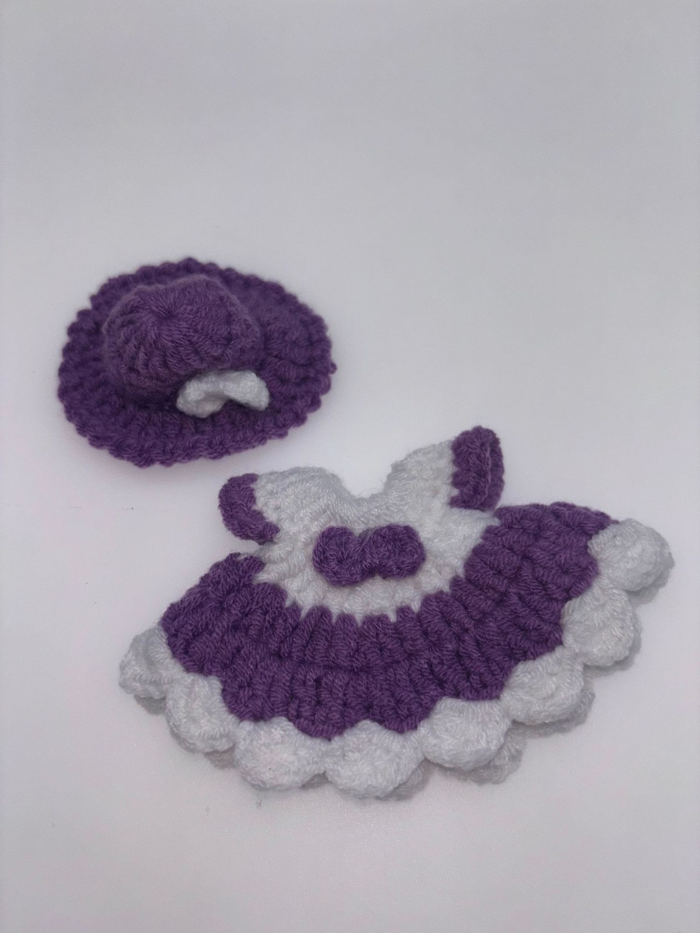 Picture of New Doll Wool Hand-Knitted Skirt, Dog Crochet Clothes, Pendant Clothing