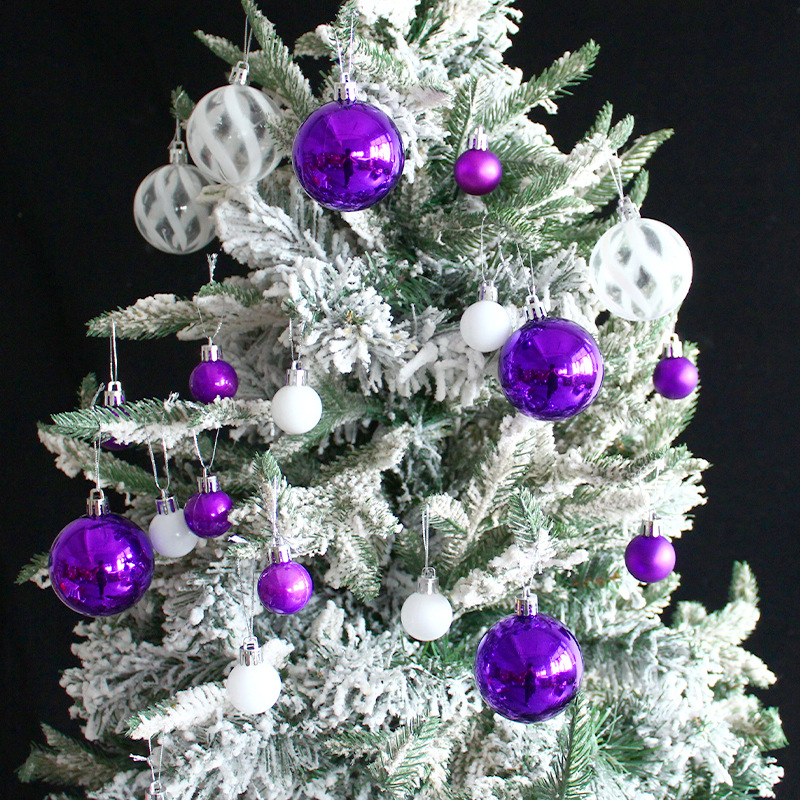 Picture of Hong Kong Love Christmas Holiday Decorations Window Pendant Hanging Ball suit Electroplated Ball Painated Ball Christmas Ball Gift Boxes
