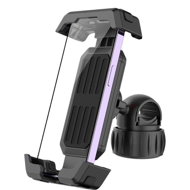 Electric Vehicle Phone Holder, Shockproof Fixed Mount for Bicycles, Motorcycles, and Road Bikes