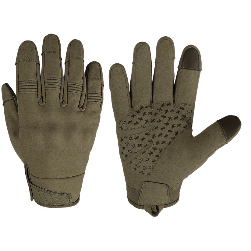 Outdoor Tactical Warm Adult Gloves Windproof, Waterproof, Anti-Slip, Military Fans Protection, Motorcycle Cycling Plus Velvet, Men's Cold Protection