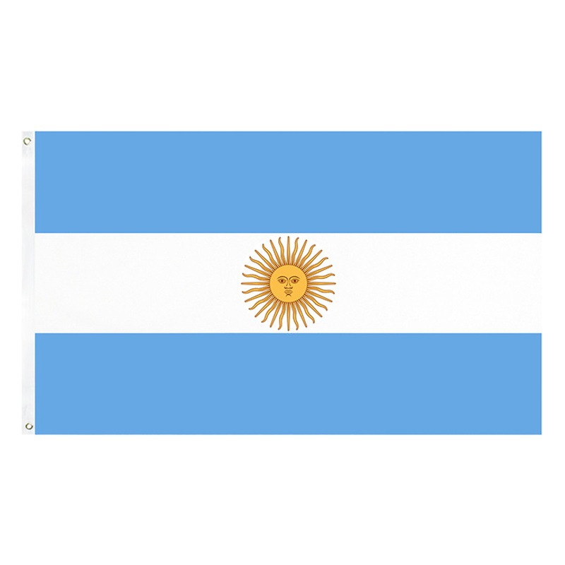 Argentina Flag 90*150cm Flag Flag Argentina Flag Spot Cross-Border Supply