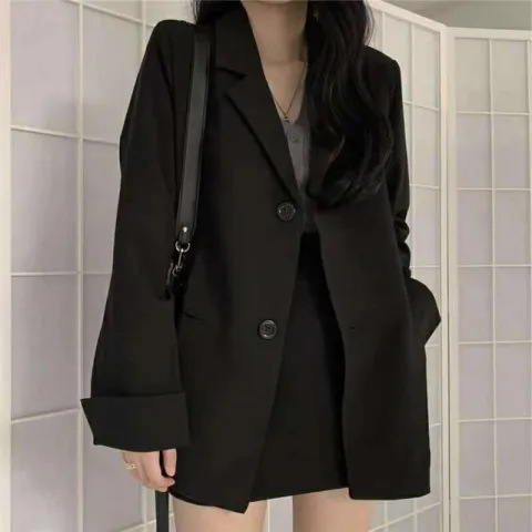 Spring Outwear for Small People, Fashionable Lady Suit, Early Autumn Internet Celebrity Douyin Korean Style Suit Jacket for Women, Spring and Autum