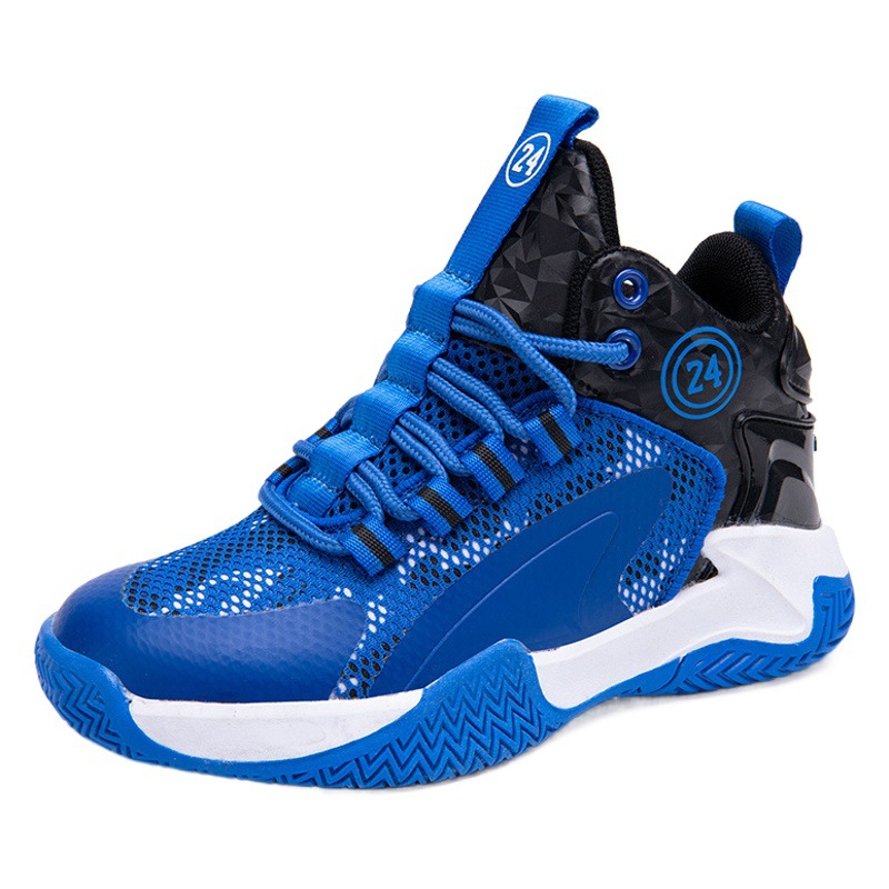 2025 New Spring Boys' Sports and Leisure Kidsren's Shoes, Trendyy and Fashionable Basketball Shoes, Middle and Large Kidsren's Student Sneakers