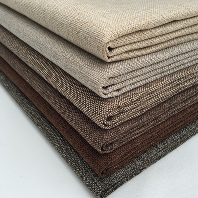 Plain Solid Color Vintage Thickened Coarse Linen Cotton and Linen Sofa Fabric Fabric Dustproof Old Coarse Cloth Tablecloth Cover Cloth Towel
