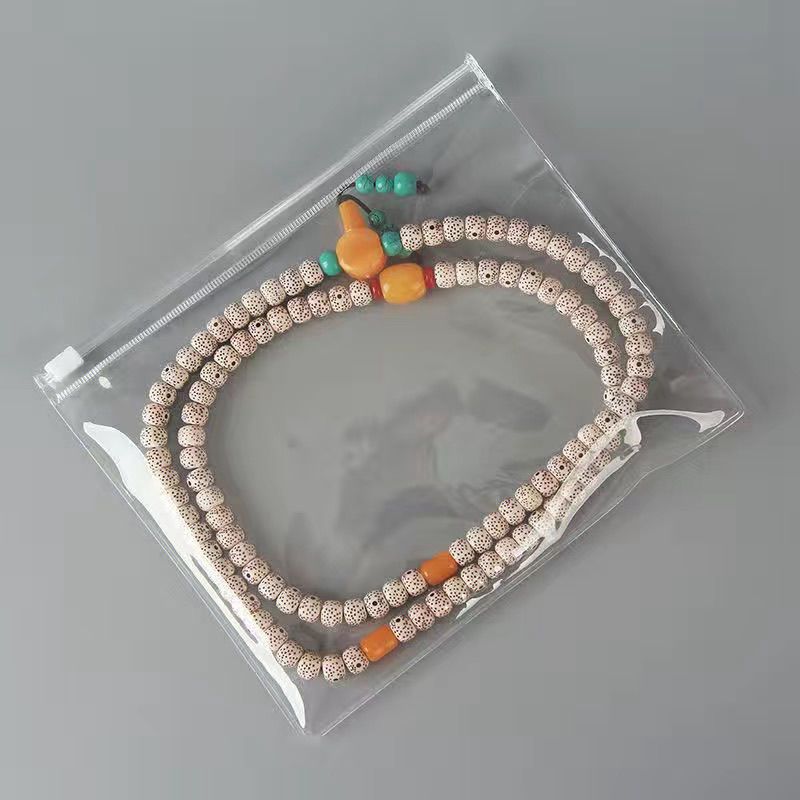 Transparent Zipper PVC Jewelry Storage Bag Convenient Dustproof Anti-oxidation Blind Box Doll Bag Walnut Bag