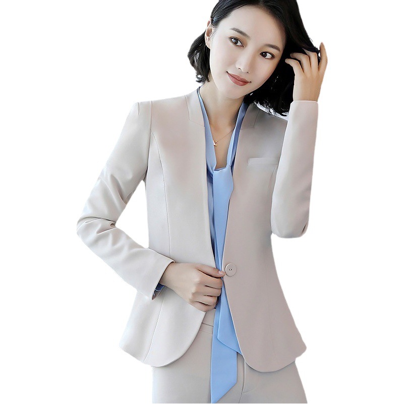 Business Wear Women's Cross-border Autumn and Winter New Fashion Formwork Suit Business Casual Suit Work Clothes