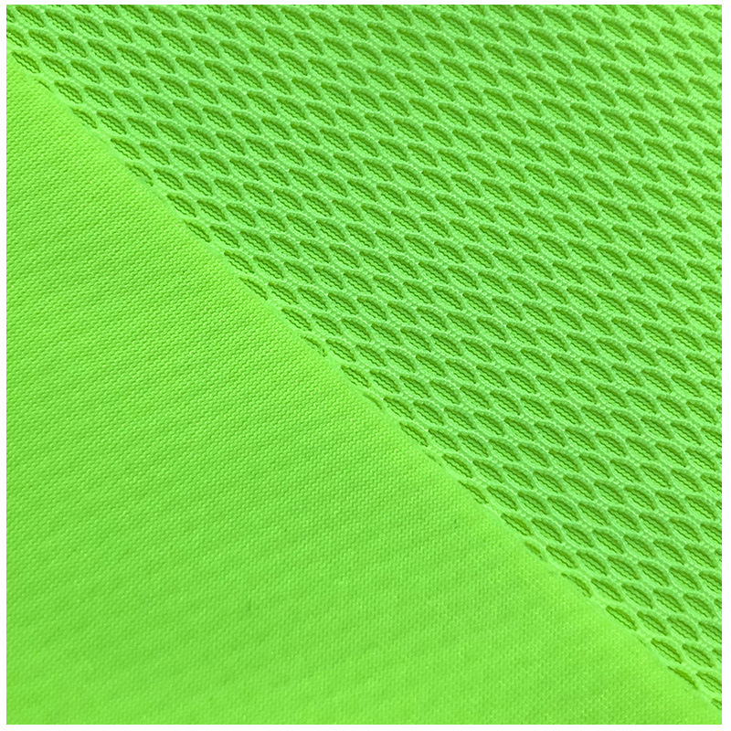 Picture of Niche Fashion messenger bag thick diamond elastic mesh composite Lycra cloth three-in-one elastic composite fabric
