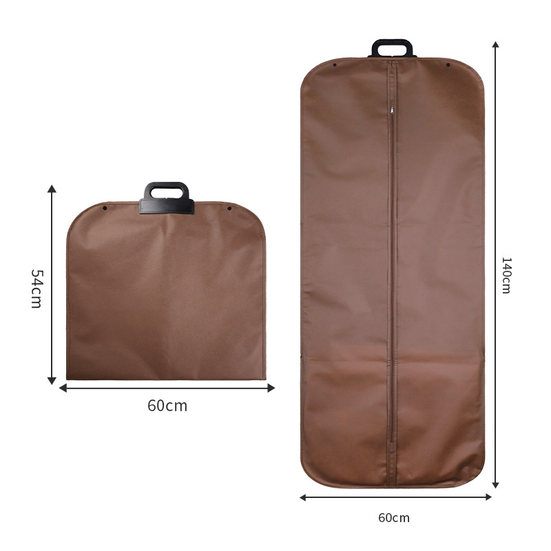Picture of High-end nylon Oxford cloth suit bag portable handle travel storage bag zipper non-woven suit dustproof bag