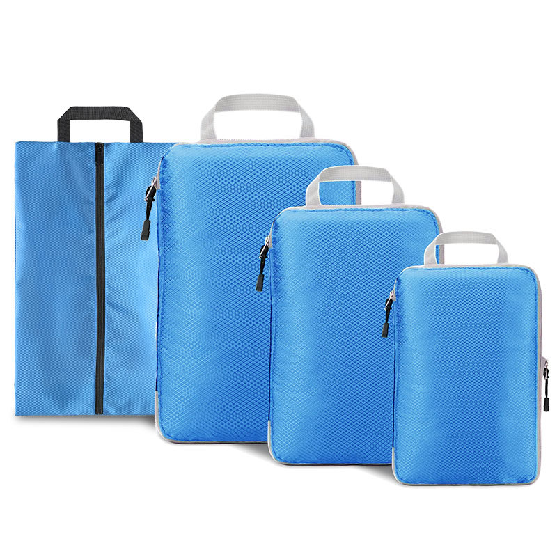 Picture of Travel Compression Storage Bag Four-Piece Set Amazon Popular Clothing Organizer Suitcase Clothing Storage Bag Set