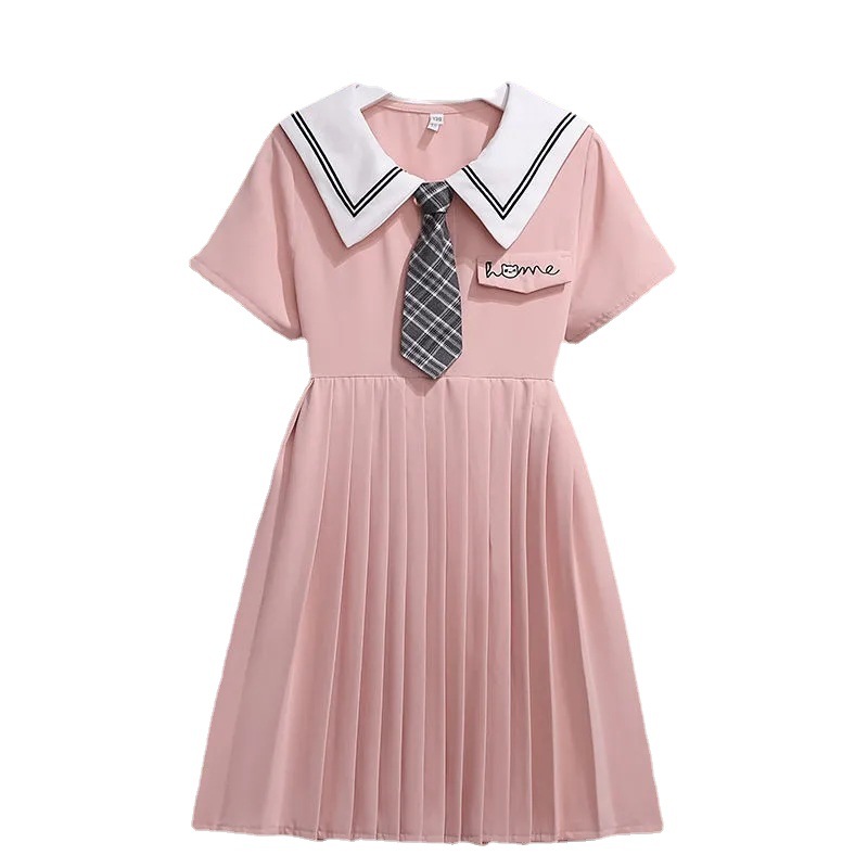 Picture of Girls' summer pleated dress summer new children's dress western style children's clothing little girl fashionable princess dress fashion