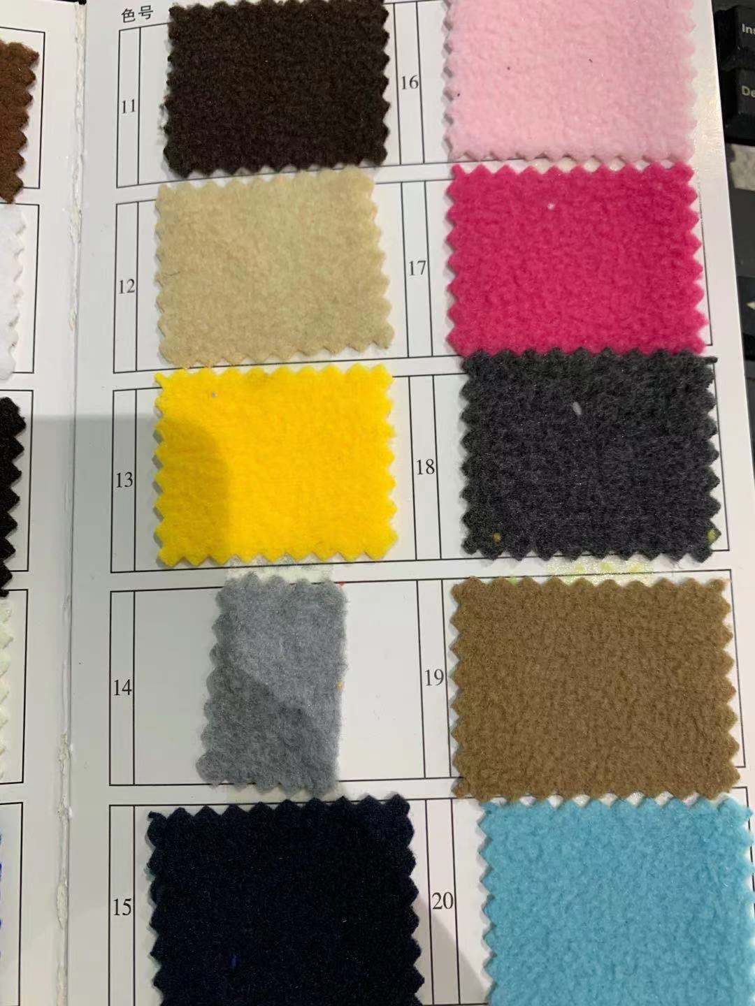 Spot polar fleece fabric single-sided polar fleece 100D/144F flannel double brush single shake polar fleece 180g