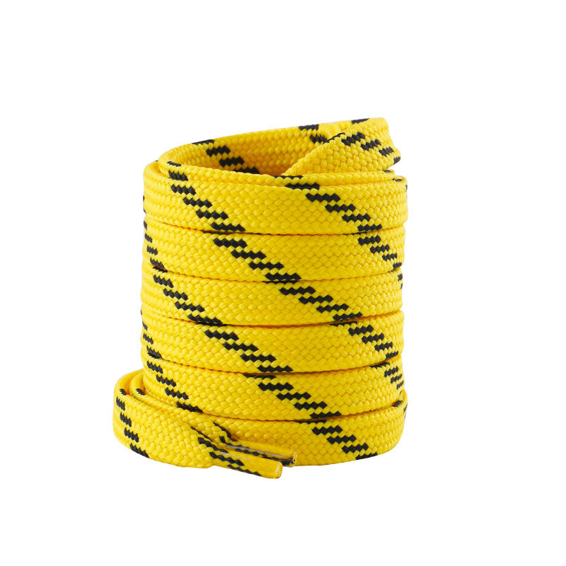 Picture of Wholesale Paris 3xl Torre Shoes Black Yellow Grey Oblique Point Flat Sports Casual Shoes Old Color Shoelace Rope Pair