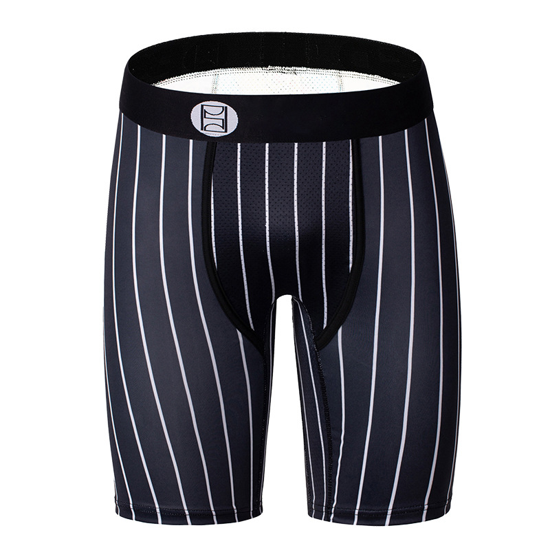 Picture of Men's Underwear Cartoon Print Men's Quick-Drying Boxer Briefs Sports Underwear Fitness Extended Underwear Men's Wholesale