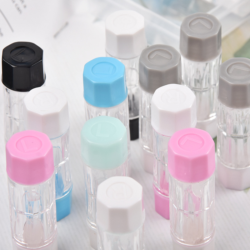 Picture of 170135 Diamond Rigid Glasses Case RGP Contact Lens Case Rigid Lens Case Contact Lens Case Beauty Contact Lens
