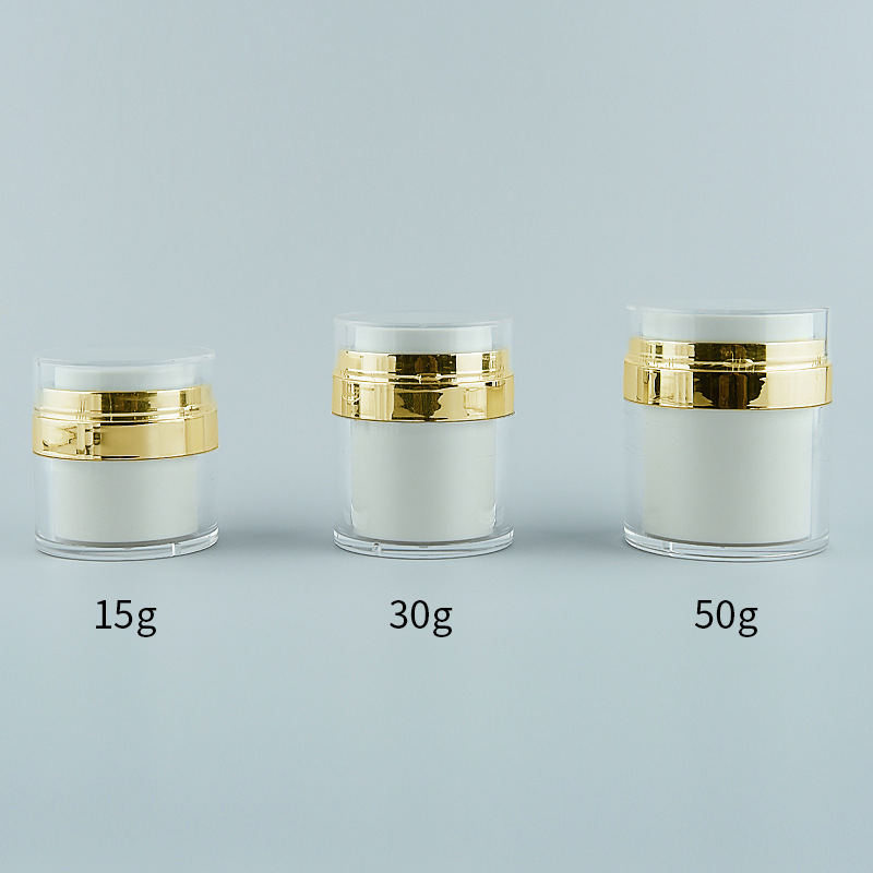Picture of in stock acrylic vacuum bottle 15g20g30g 80g100 ml press cream bottle sunscreen cream bottle