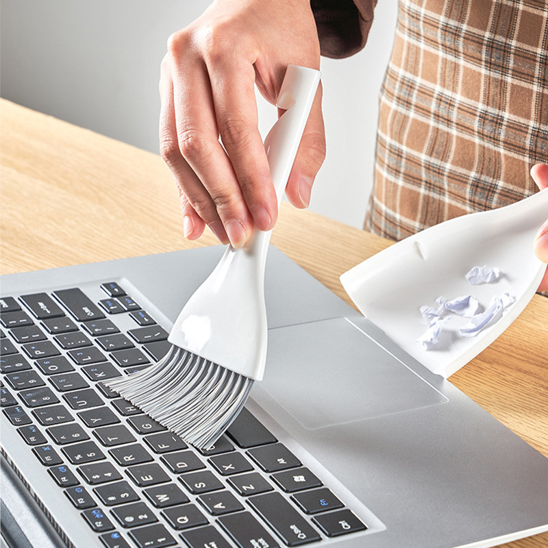 Desktop Cleaning Set Mini Small Dustpan Broom Combination Set Household Pet Small Broom Set Trash Shovel