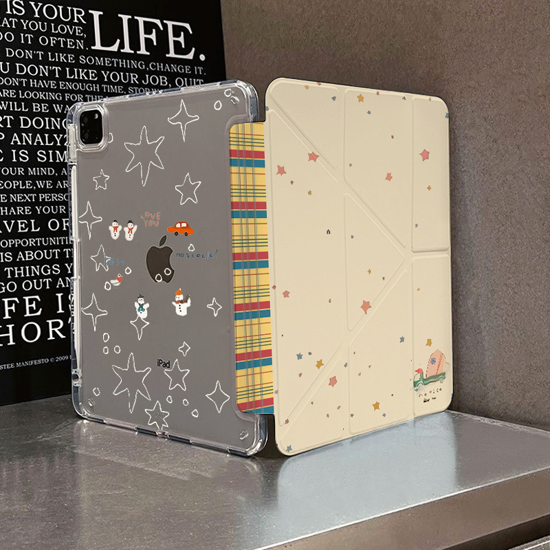 Picture of For iPad11 protective cover air7 shell transparent anti-bending pro Apple 11 inch new mini7 cartoon painting