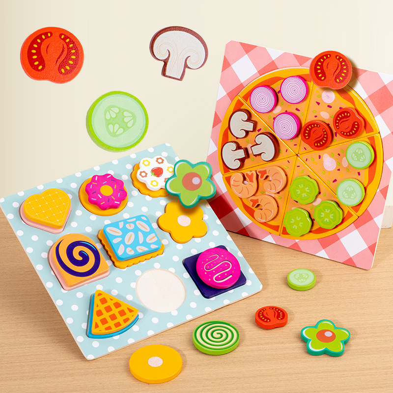Cross-border Children's Play-house suit Cultivate Infants' Practical Ability Color Shape Cognition Wooden Educational Toys