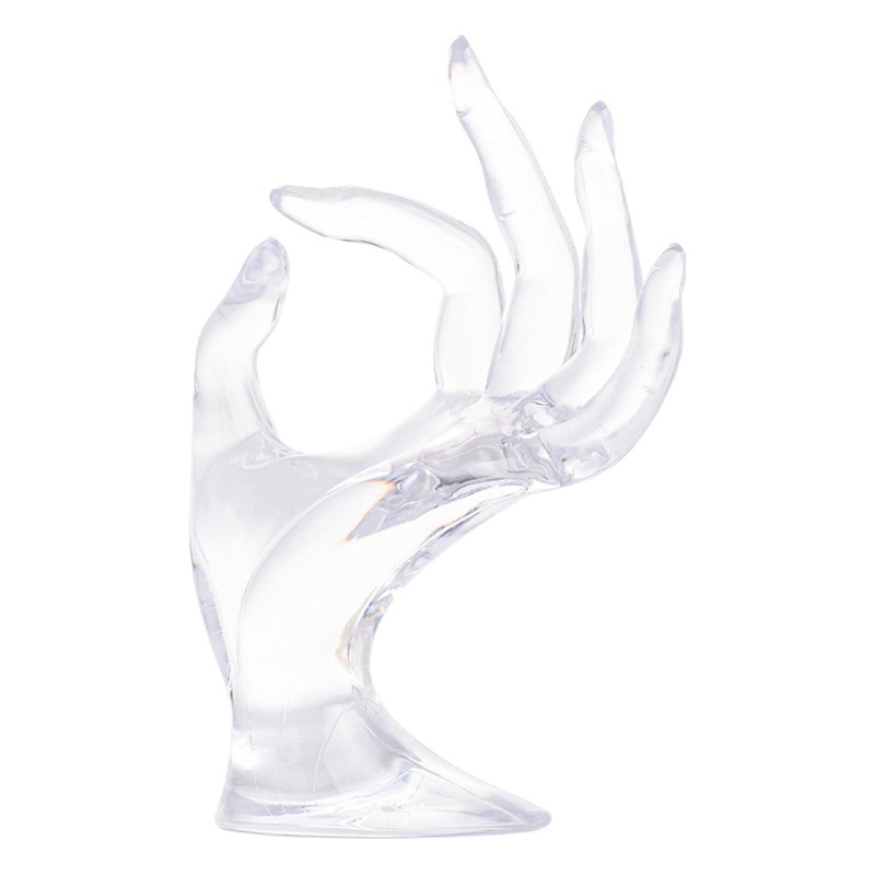 Transparent OK Hand Ring Display Stand Jewelry Store Display Rack Jewelry Rack Bracelet Bracelet Props Counter Display Ornaments