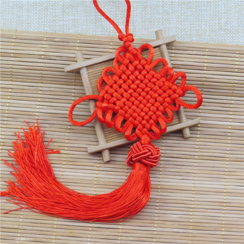 Thread Knot 10 Plate Chinese Knot Pendant for Living Room Large Small Chinese Knot Heart Knot Wall Hanging Festive New Year Decoration