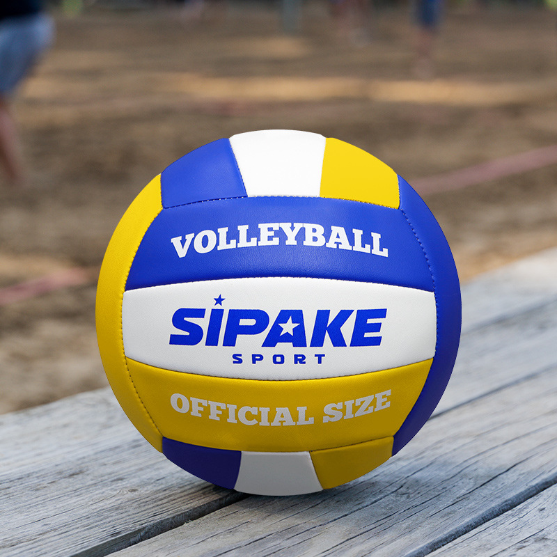 Picture of Volleyball No.5 machine sewing pvc thickened air volleyball adult youth high school entrance examination training special wear-resistant beach volleyball