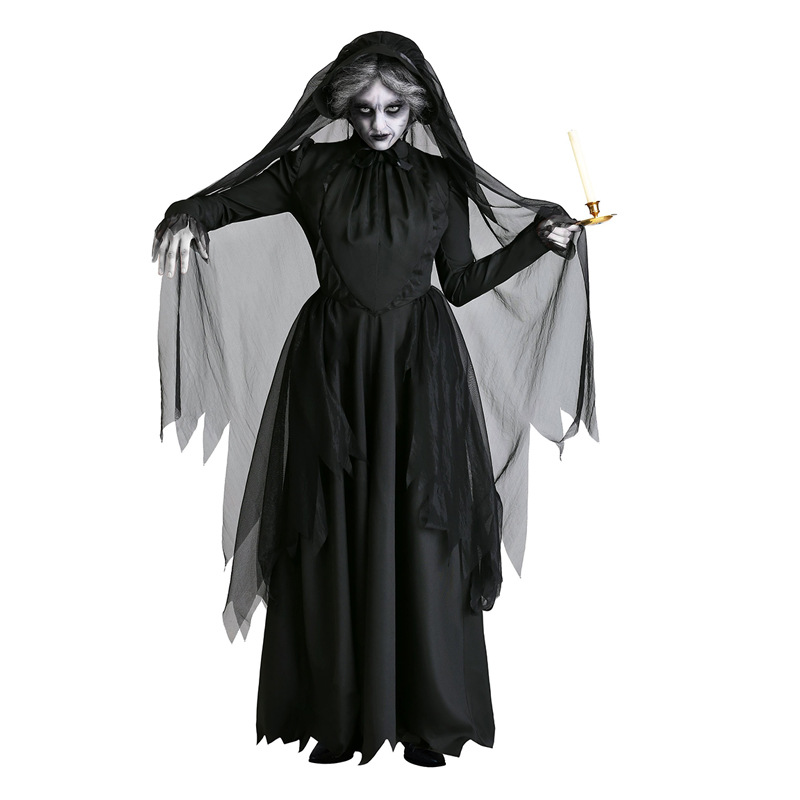 Halloween Devil Costume Adult Men and Women Devil Playing Costume Fancy Dress Party Costume European and American Zombie cos