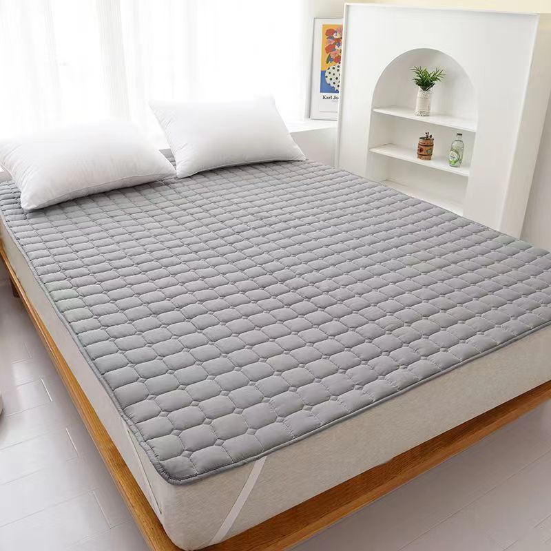 Picture of Four Seasons Mattress Cushion Household Protective Pad Thin Student Dormitory Single Bed Mattress Cushion Folding Bedroom Double