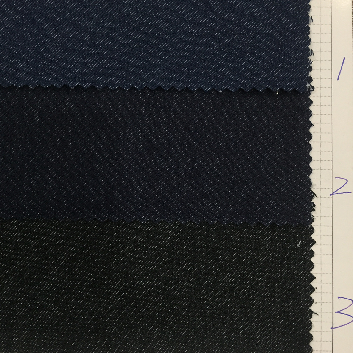 Polyester-Cotton Stretch Fabric Denim Stretch Denim Synthetic Denim Fabric Wholesale Manufacturer 200D Stretch Trendy Style