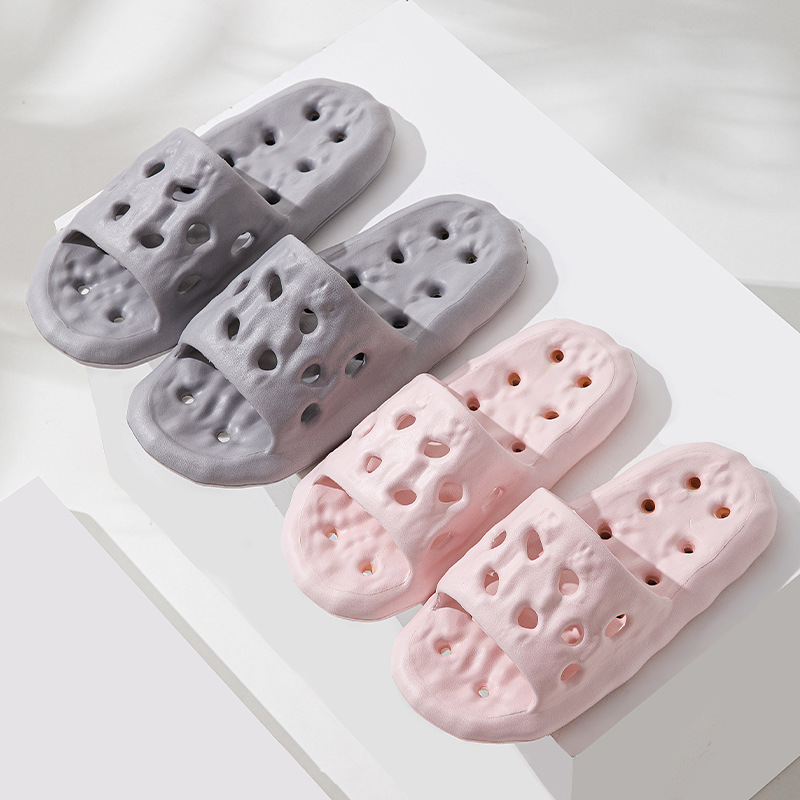 New Bathroom Leaking Slippers for Women, Summer Home Indoor Bathing, Non-Slip, Anti-Odor, Can Be Worn Outside, Hotel Slippers Wholesale