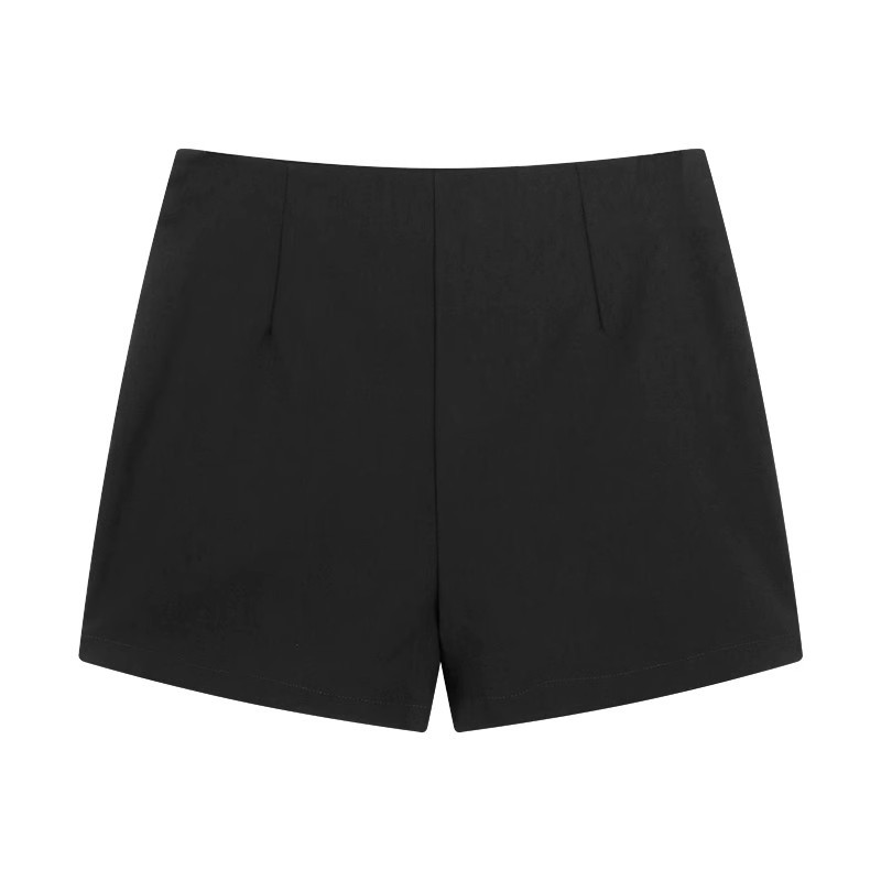 Picture of Outfit White Shorts Women's Summer Thin Slim-fit Leggings Tight Hot Pants Slimming High Waist Spice Girls Super Short Pants