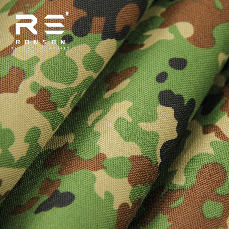 Picture of JSDF Japan Self-Defense Force Jungle Camouflage 1000D Empty Silk Polyester Tailable Waterproof High Strength Oxford Cloth