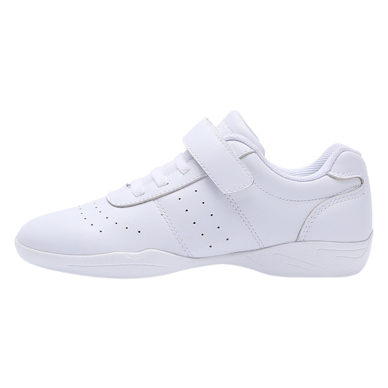 Children 6-12 Years Old Competitive Aerobics Shoes White Aerobics Sports Cheerleading Shoes Children's Shoes Training Competition Shoes