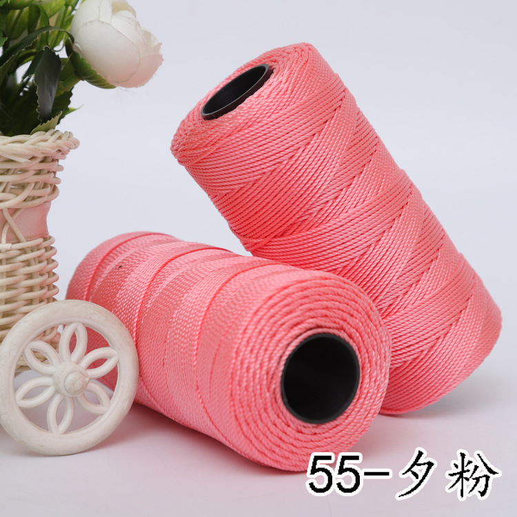 Picture of Three strands of nylon thread twine hook wire knitting hook hat shoes line car seat ice silk wool manufacturers wholesale