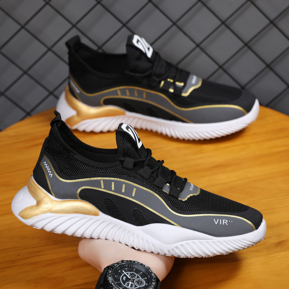 Gongsheng (Formerly Gongmao Shoes) Mesh Fly-Knit Popular Casual Men's Shoes
