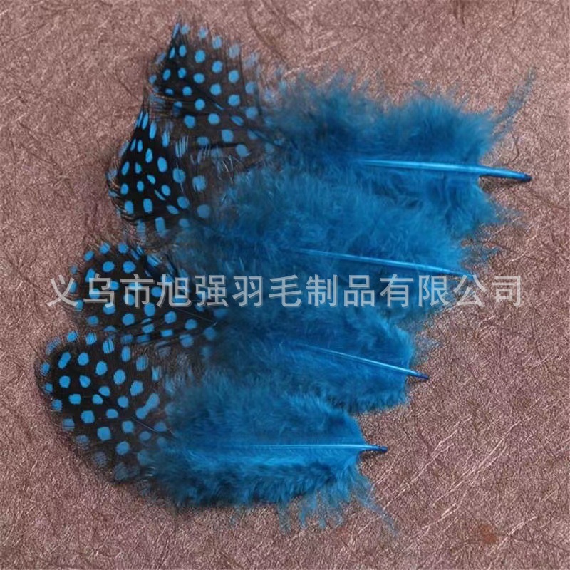 Picture of Factory Wholesale Pearl Chicken Feather Color Pearl Feather Spot Headwear Accessories Bohemian Bobo Ball Filler